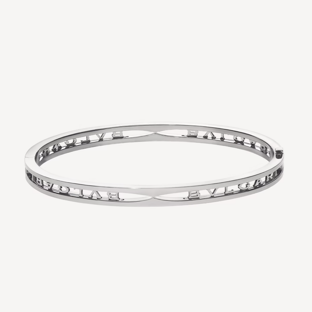 [Amore Jewelry]ZERO 1 SPIRAL LOGO SILVER BRACELET
