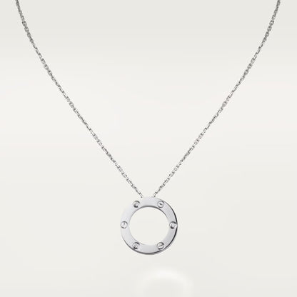 [Amore Jewelry]LOVE NECKLACE 16MM 3 DIAMONDS