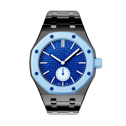 Oak Pop Exclusive Black Steel Strap