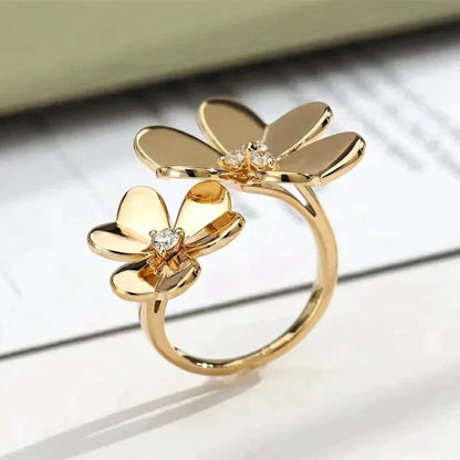 [Amore Jewelry]CLOVER COMOS GOLD DIAMOND RING