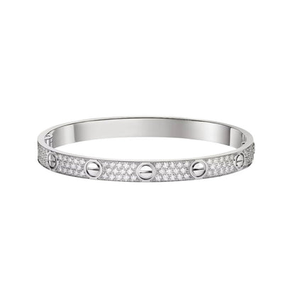 [Amore Jewelry]LOVE BRACELET 6.1MM DIAMOND-PAVED