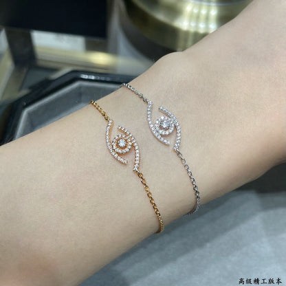 [Amore Jewelry]Lucky Eye Pave-Set Diamond Bracelet