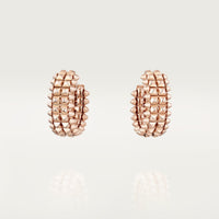 [Amore Jewelry]CLASH 9.2MM DOUBLE ROW EARRINGS
