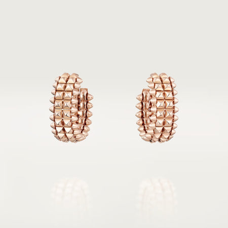 [Amore Jewelry]CLASH 9.2MM DOUBLE ROW EARRINGS