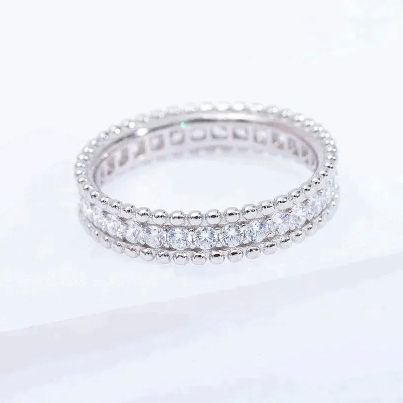 [Amore Jewelry]PERLEE DIAMOND SILVER RING