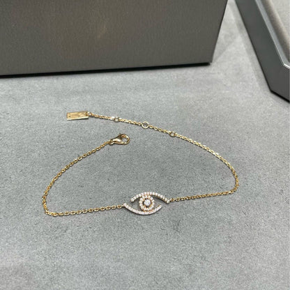 [Amore Jewelry]Lucky Eye Pave-Set Diamond Bracelet