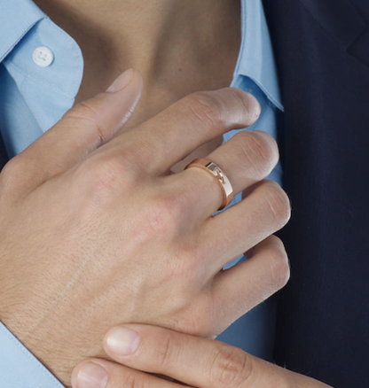 [Amore Jewelry]ALLIANCE LIENS VIDENCE 4MM RING