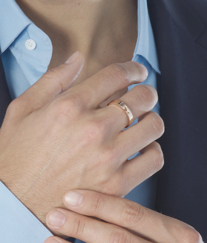 [Amore Jewelry]ALLIANCE LIENS VIDENCE DIAMOND 4MM RING