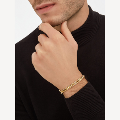 [Amore Jewelry]ZERO 1 SPIRAL AND PAVED DIAMOND GOLD BRACELET