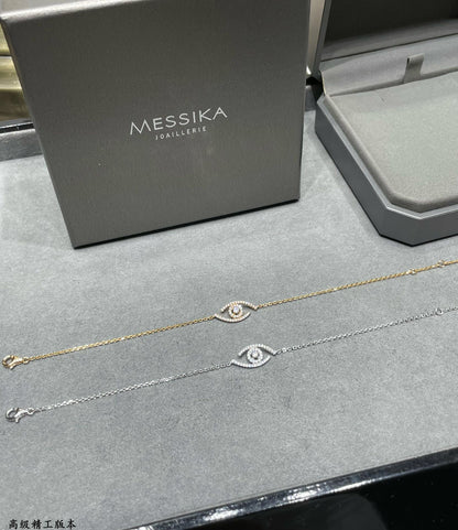 [Amore Jewelry]Lucky Eye Pave-Set Diamond Bracelet