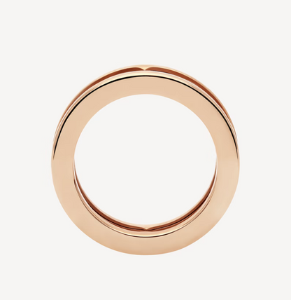 [Amore Jewelry]ZERO 1 ONE-BAND WITH OPENWORK LOGO SPIRAL RING