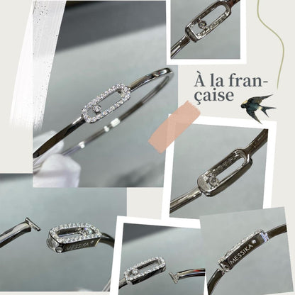 [Amore Jewelry]Move Uno pavé flex bangle medium