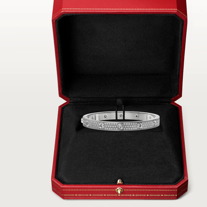 [Amore Jewelry]LOVE BRACELET 6.1MM DIAMOND-PAVED 10 BIG DIAMONDS