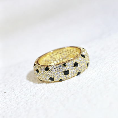 [Amore Jewelry]PANTHERE SPOTTED FULL DIAMOND RING