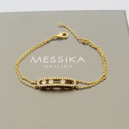 [Amore Jewelry] Move Classique pavé bracelet