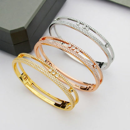 [Amore Jewelry]Move Romane pavé bangle