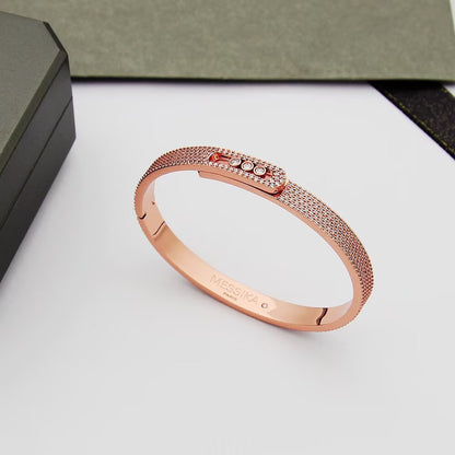 [Amore Jewelry]Move Noa Full Pavé Diamond Bangle Bracelet