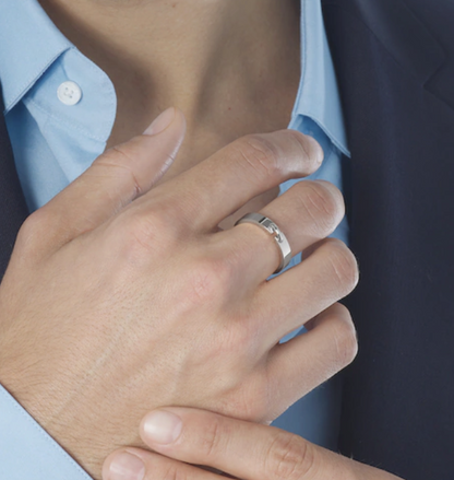 [Amore Jewelry]ALLIANCE LIENS VIDENCE 4MM RING