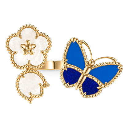 [Amore Jewelry]LUCKY SPRING BUTTERFLY OPEN-FACE RINGS