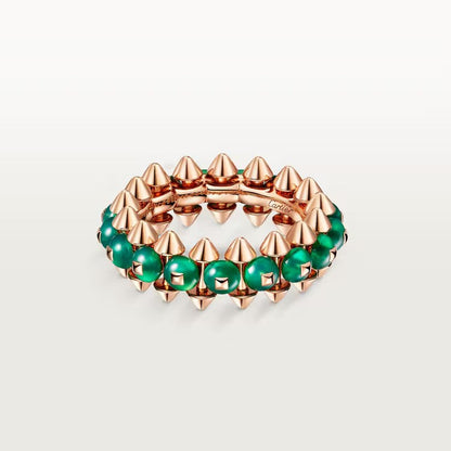 [Amore Jewelry]CLASH 7.9MM AGATE CHALCEDONY RING