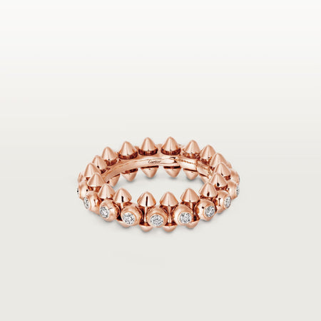 [Amore Jewelry]CLASH 6.8MM DIAMOND MEDIUM RING