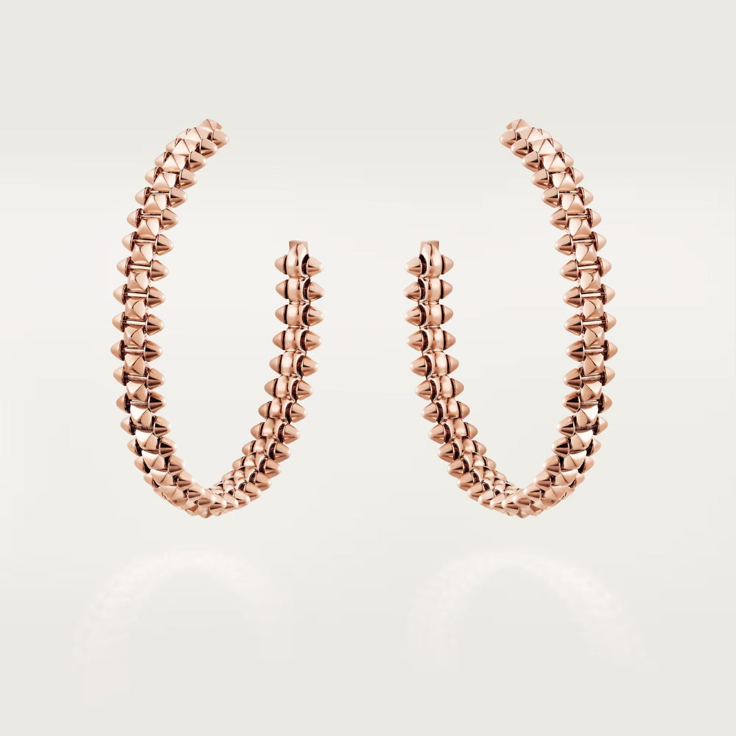 [Amore Jewelry]CLASH HOOP LARGE EARRINGS