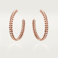 [Amore Jewelry]CLASH HOOP LARGE EARRINGS