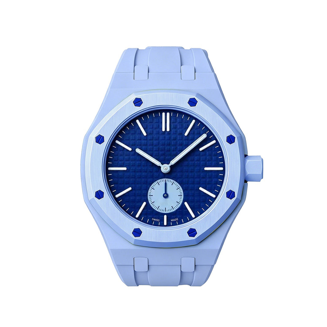 Oak Pop Exclusive Light Blue Silicone Strap
