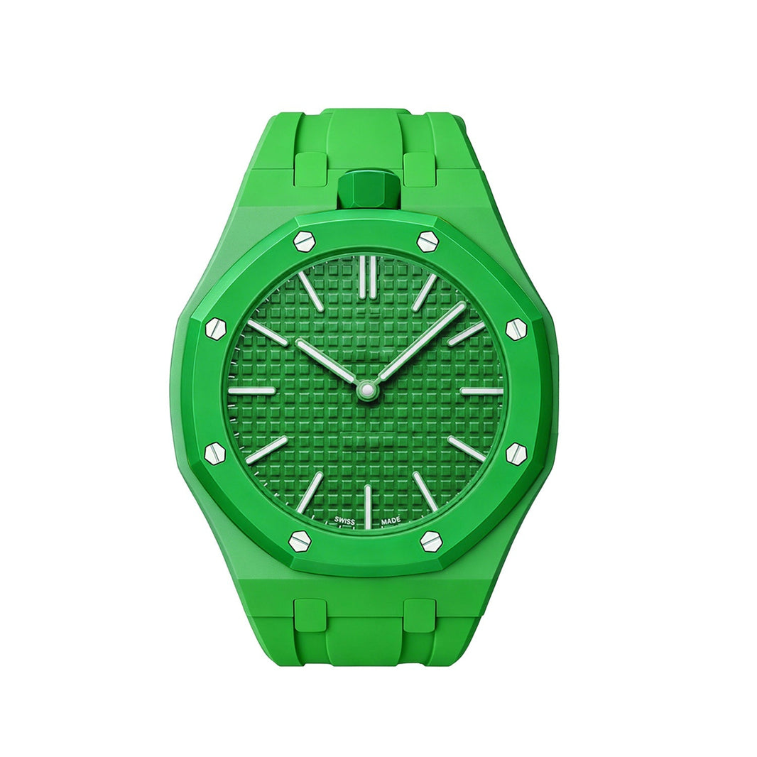 Oak Pop Exclusive Green Silicone Strap