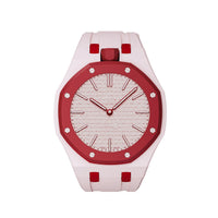 Oak Pop Exclusive Pink And Red Silicone Strap