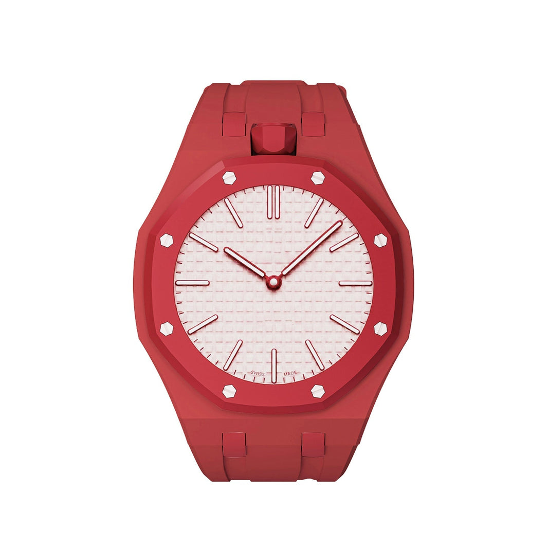 Oak Pop Exclusive Red Silicone Strap