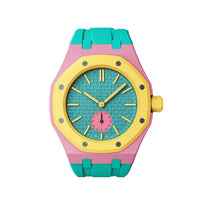 Oak Pop Exclusive Pink And Green Silicone Strap