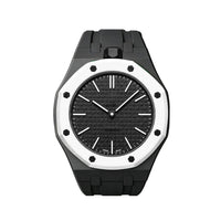 Oak Pop Exclusive Black Silicone Strap