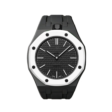 Oak Pop Exclusive Black Silicone Strap