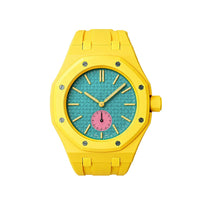 Oak Pop Exclusive Yellow Silicone Strap