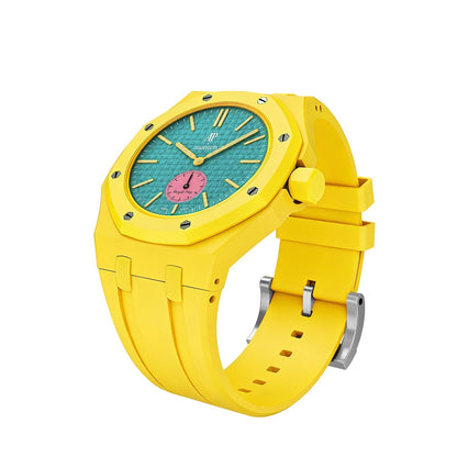 Oak Pop Exclusive Yellow Silicone Strap