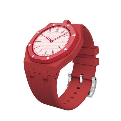 Oak Pop Exclusive Red Silicone Strap