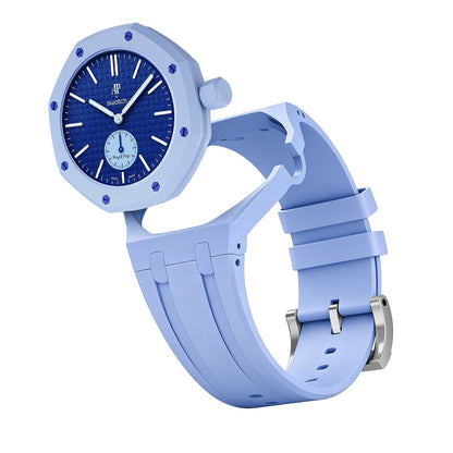 Oak Pop Exclusive Light Blue Silicone Strap