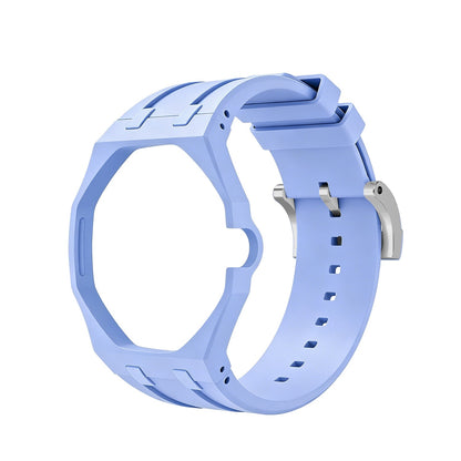 Oak Pop Exclusive Light Blue Silicone Strap