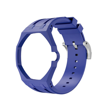 Oak Pop Exclusive Dark Blue Silicone Strap