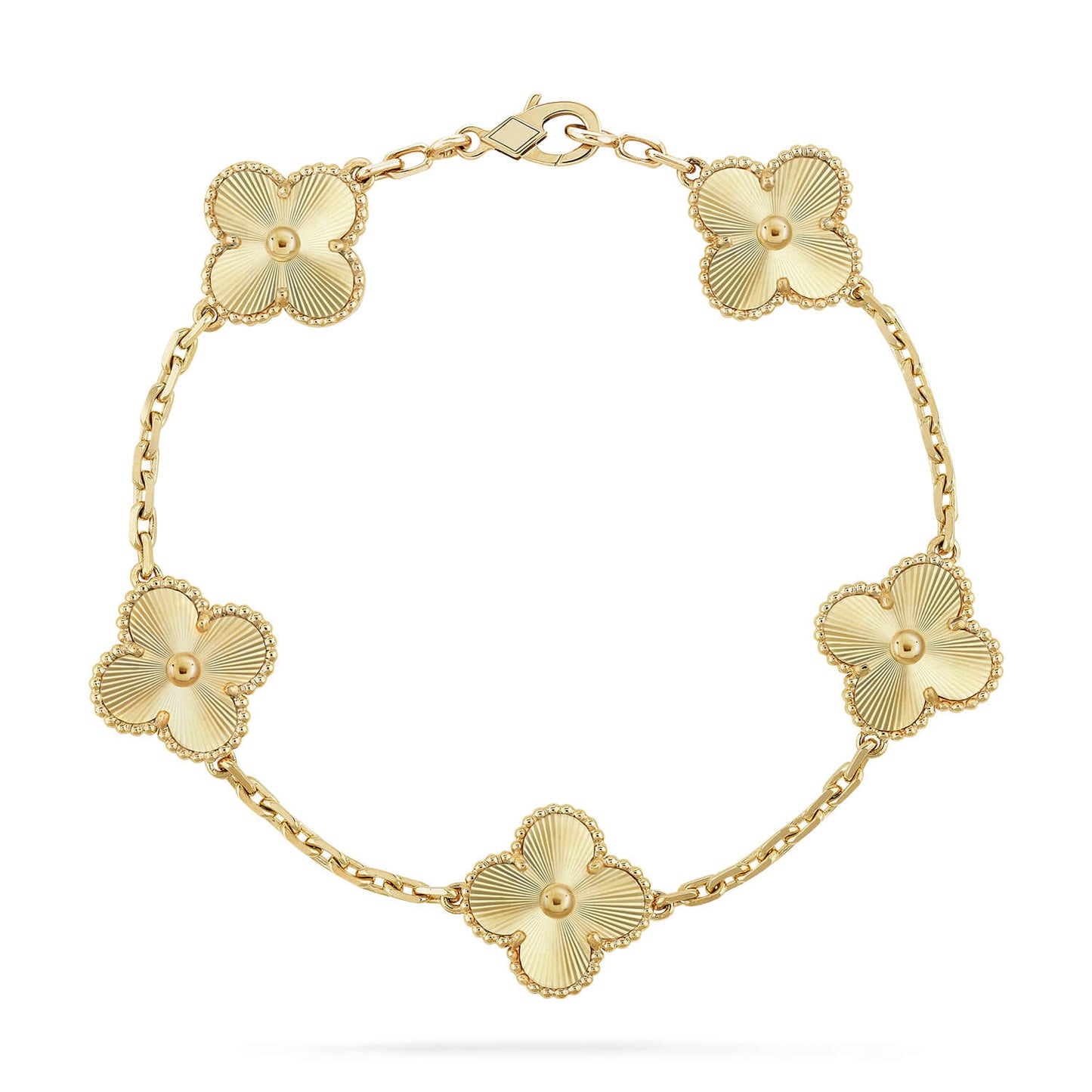 [Amore Jewelry]CLOVER 5 FLOWERS LASER BRACELET
