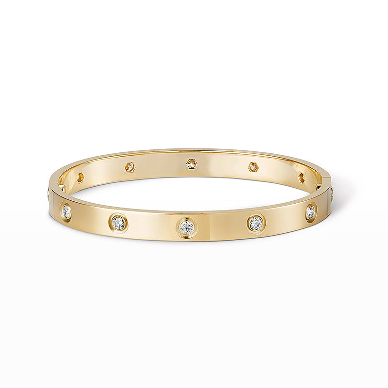 [Amore Jewelry]LOVE BRACELET 6.1MM 10 DIAMONDS