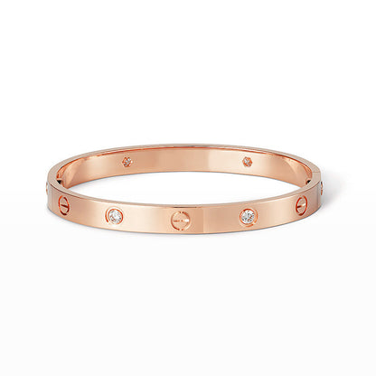 [Amore Jewelry]LOVE BRACELET 6.1MM 4 DIAMONDS