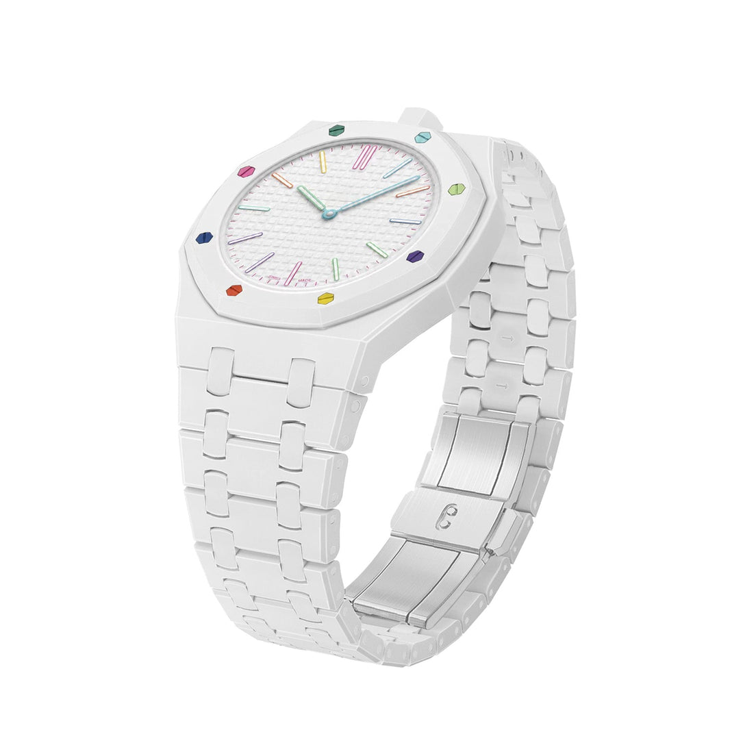 Oak Pop Exclusive White Bioceramic Strap