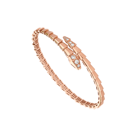 [Amore Jewelry]SERPENTI BRACELET DIAMONDS PINK GOLD