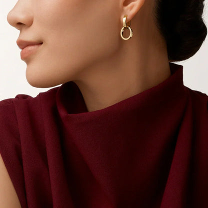 [Amore Jewelry]LOVE 3.3MM DANGLE EARRINGS