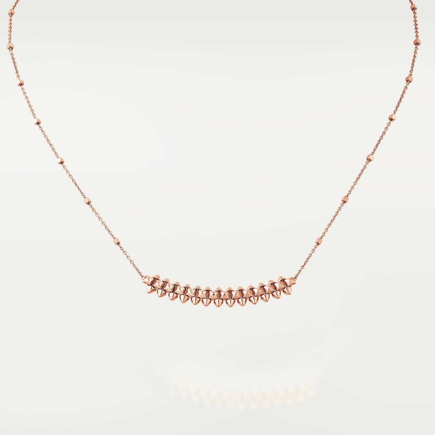 [Amore Jewelry]CLASH PINK GOLD NECKLACE