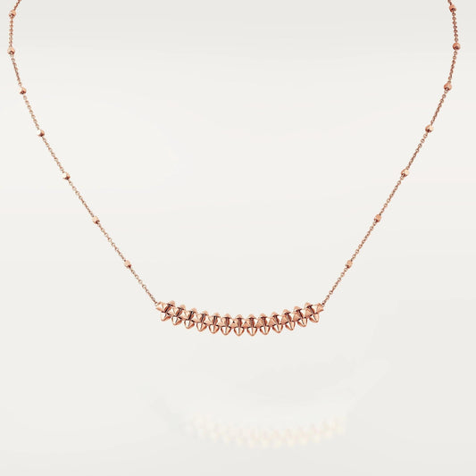 [Amore Jewelry]CLASH PINK GOLD NECKLACE