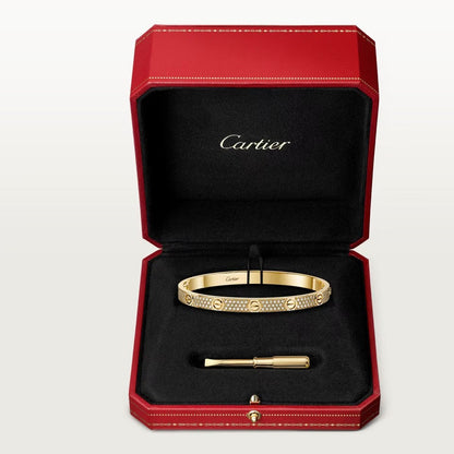 [Amore Jewelry]LOVE BRACELET 4.8MM DIAMOND-PAVED