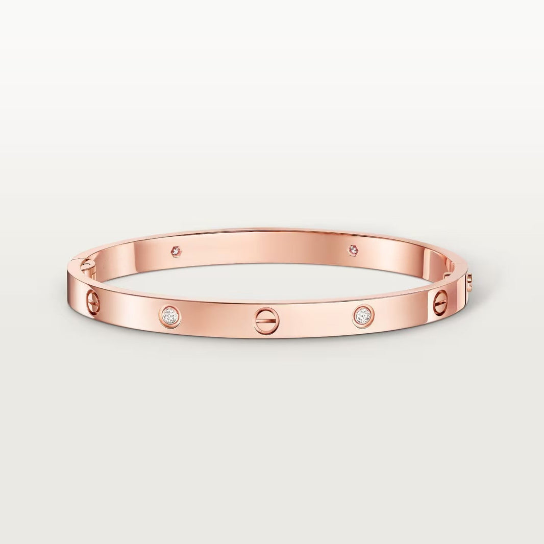 [Amore Jewelry]LOVE BRACELET 4.8MM 4 DIAMONDS